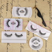 Real Hair False Lashes Handmade 100% Human Hair Fur Eyelashes OEM Wholesale